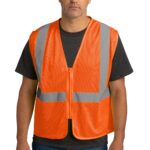 CornerStone ® ANSI 107 Class 2 Economy Mesh Zippered Vest. CSV101