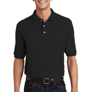 Port Authority® Heavyweight Cotton Pique Polo with Pocket.  K420P