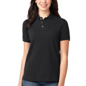 Port Authority® Ladies Heavyweight Cotton Pique Polo.  L420